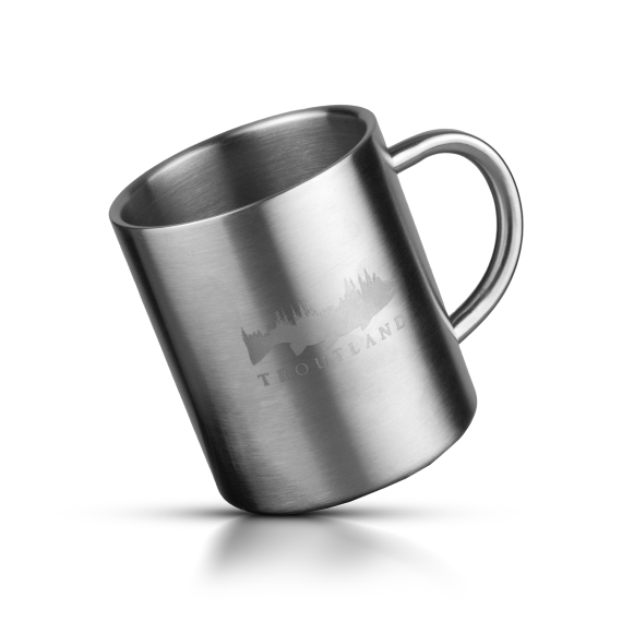 Troutland Dubbelväggsmugg 350ml i gruppen Outlet hos Sportfiskeprylar.se (TRTMUGG)