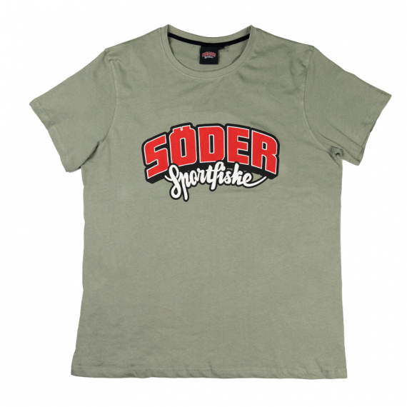 Söder Sportfiske T-shirt Light Olive i gruppen Kläder & Skor / Kläder / T-shirts hos Sportfiskeprylar.se (TS2000LOSSr)