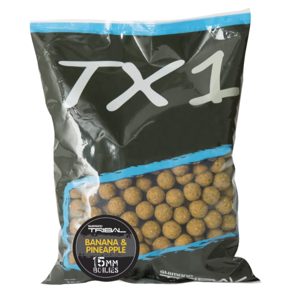 Shimano TX1 Banana & Pineapple Boilies 5kg i gruppen Fiskedrag / Boilies, Krokbeten & Mäsk / Boilies hos Sportfiskeprylar.se (TX1BPB155000r)