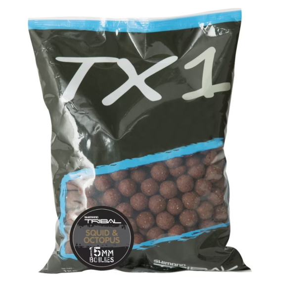 Shimano TX1 Squid & Octopus Boilies 1kg i gruppen Fiskedrag / Boilies, Krokbeten & Mäsk / Boilies hos Sportfiskeprylar.se (TX1SOB201000r)