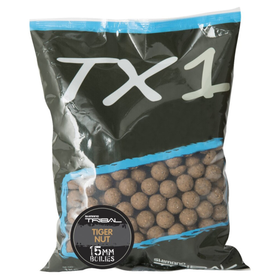 Shimano TX1 Tiger Nut Boilies 1kg i gruppen Fiskedrag / Boilies, Krokbeten & Mäsk / Boilies hos Sportfiskeprylar.se (TX1TNB201000r)