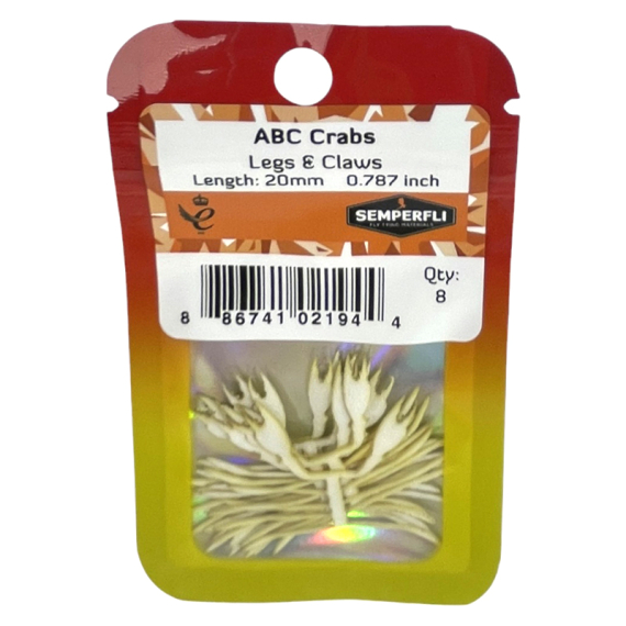 Semperfli ABC Crab Legs & Claws Skeletons - 20mm i gruppen Krok & Småplock / Flugbindning / Flugbindningsmaterial / Tailar & Svansar hos Sportfiskeprylar.se (UCBC020NATr)