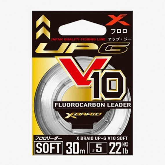 YGK Up-G Leader V10 Soft Flourocarbon Leader i gruppen Krok & Småplock / Tafsar & Tafsmaterial / Tafsmaterial / Tafsmaterial Fluorocarbon hos Sportfiskeprylar.se (UPGLEADERV10SOFT30M-7.0r)