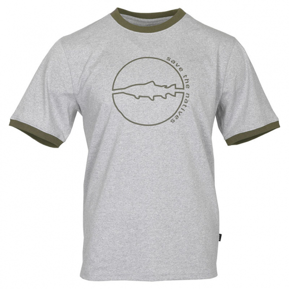 Vision Save T-shirt Grey i gruppen Kläder & Skor / Kläder / T-shirts hos Sportfiskeprylar.se (V3041-Sr)