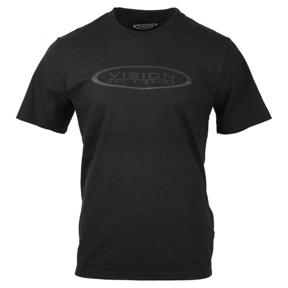 Vision Logo T-shirt Black i gruppen Kläder & Skor / Kläder / T-shirts hos Sportfiskeprylar.se (V3043-Sr)