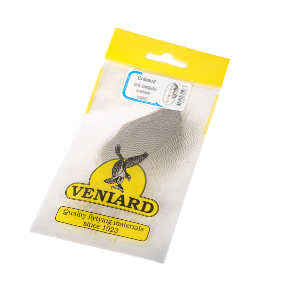Gräsand - Grå Sidfjäder Medium i gruppen Krok & Småplock / Flugbindning / Flugbindningsmaterial / Fjädrar & Nackar / Övriga Fjädrar hos Sportfiskeprylar.se (V5003)