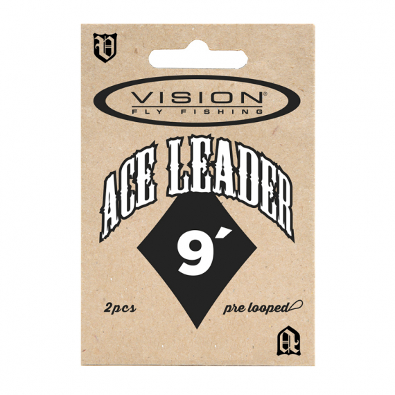 Vision ACE leader 9\' 0,31mm i gruppen Krok & Småplock / Tafsar & Tafsmaterial hos Sportfiskeprylar.se (VAL931)