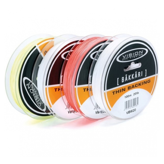 Vision Bäkkäri 150m WHITE 30lb i gruppen Fiskelinor / Flugfiskelinor / Backing hos Sportfiskeprylar.se (VB15030W)