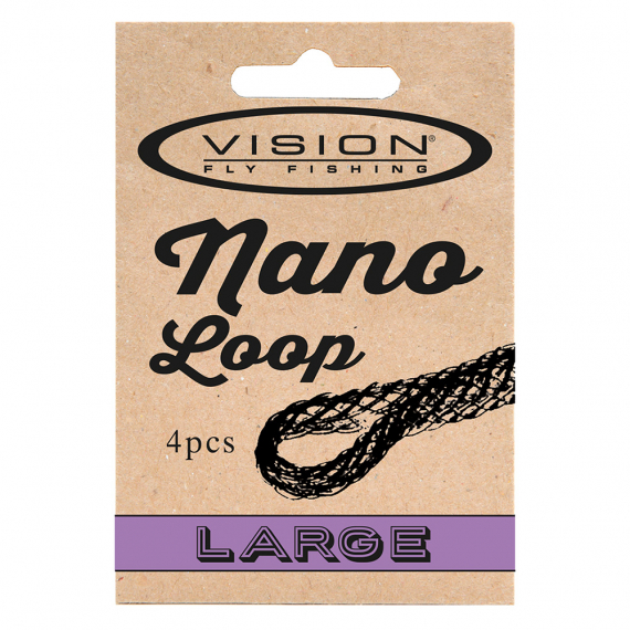 Vision Nano Loops Large i gruppen Krok & Småplock / Tafsar & Tafsmaterial / Tafsmaterial / Tafsmaterial Flugfiske hos Sportfiskeprylar.se (VBL-L)