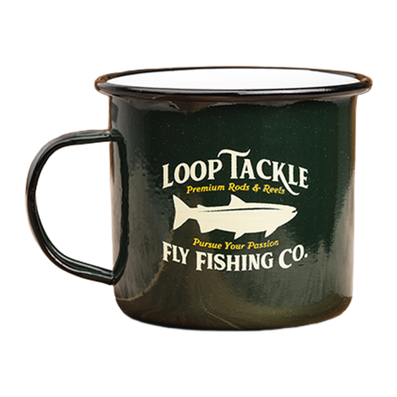 Loop Vintage Mug - Green i gruppen Outdoor / Friluftskök & Redskap / Koppar & Muggar hos Sportfiskeprylar.se (VMG)