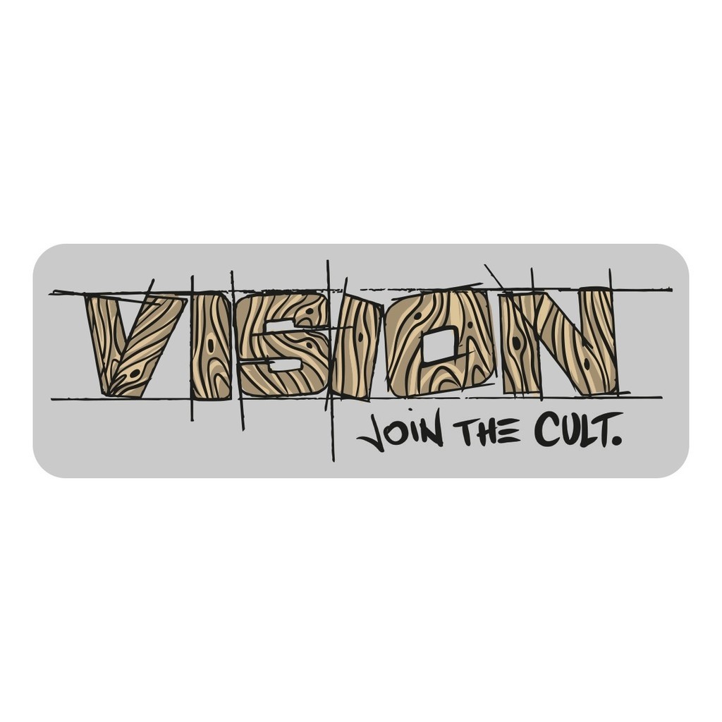 Vision Join the cult sticker 150mm i gruppen Övrigt / Klistermärken & Dekaler hos Sportfiskeprylar.se (VS6)