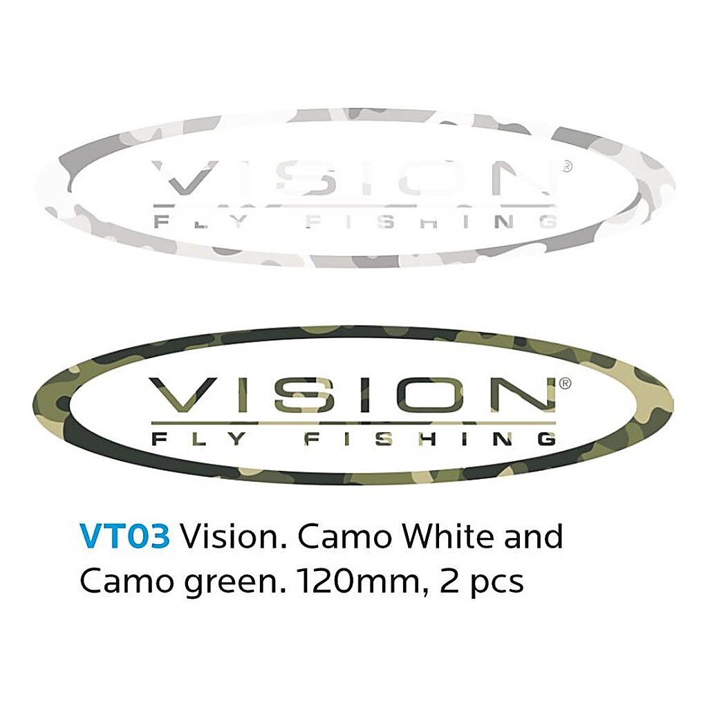 Vision Sticker Camo 120mm 2 pieces i gruppen Övrigt / Klistermärken & Dekaler hos Sportfiskeprylar.se (VT03)