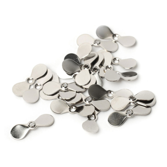 Fly Propellers - Small Silver i gruppen Krok & Småplock / Flugbindning / Flugbindningsmaterial / Popper, Magic Head m.m hos Sportfiskeprylar.se (W-FPL3255)