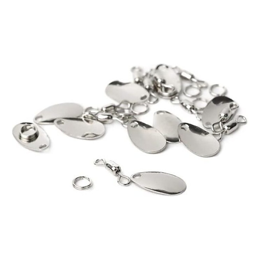 Wapsi Fly Spinner Blades, 0 Nickel (10-pack) i gruppen Krok & Småplock / Riggtillbehör / Övriga Riggtillbehör hos Sportfiskeprylar.se (W-FSB1255)