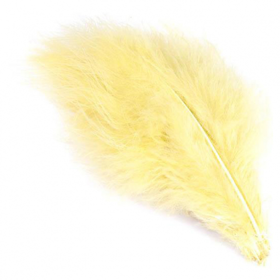 Marabou Plumes - Cream i gruppen Krok & Småplock / Flugbindning / Flugbindningsmaterial / Fjädrar & Nackar / Hackel hos Sportfiskeprylar.se (W-MA002)