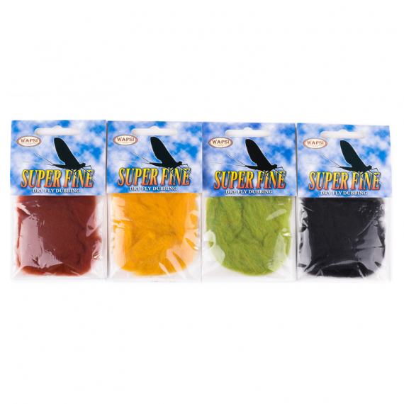 Super Fine Dubbing i gruppen Krok & Småplock / Flugbindning / Flugbindningsmaterial / Dubbing hos Sportfiskeprylar.se (W-SFD001r)