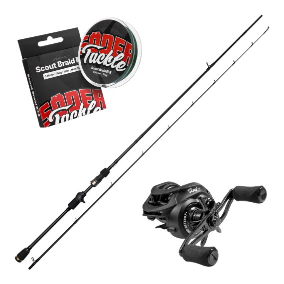 Westin W3 Finesse Crank-T 2nd 7\' ML 5-20g & Scout BC Combo i gruppen Fiskeset / Spinnfiskeset / Spinnfiskeset Abborre hos Sportfiskeprylar.se (W359-0702-MLSCOUTBCSET)