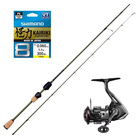 Westin W6 Spoon 7\'1\'\' 2-10g / Shimano Vanford Combo i gruppen Fiskeset / Haspelset / Haspelset Ädelfisk hos Sportfiskeprylar.se (W6SPOONVABFORDCOMBO)