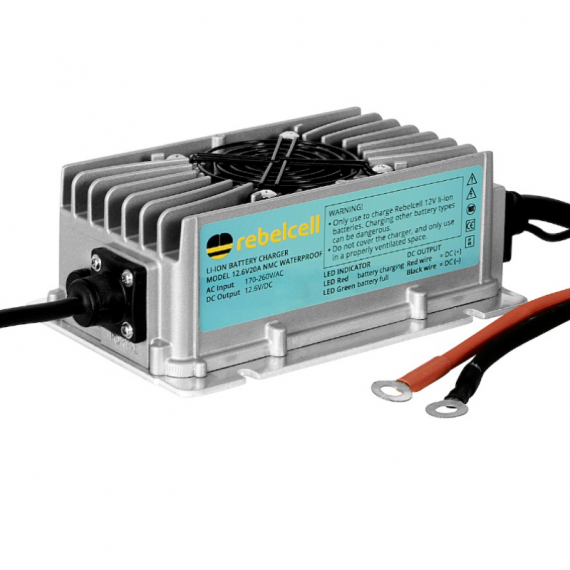 Rebelcell Laddare 12.6V20A Li-ion Waterproof i gruppen Marinelektronik & Båt / Marinbatterier & Laddare / Batteriladdare hos Sportfiskeprylar.se (WC12V20REAV)