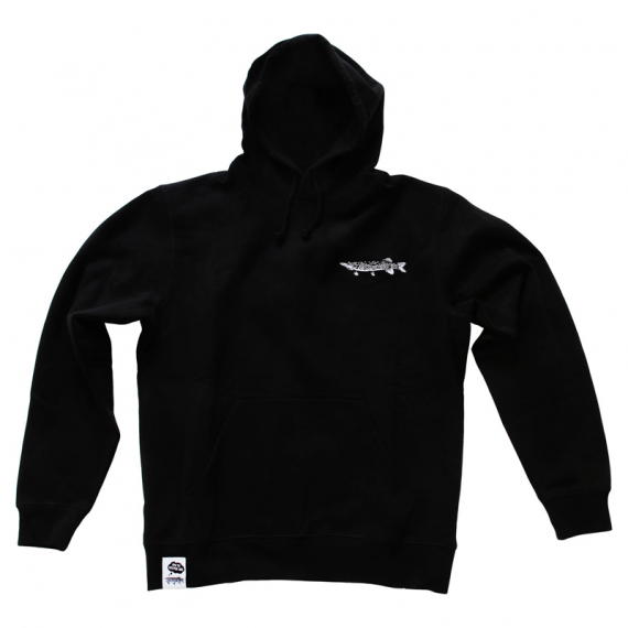 Wolfcreek Lures Pike Logo Hoodie, Black i gruppen Kläder & Skor / Kläder / Tröjor / Hoodies hos Sportfiskeprylar.se (WCL-05-HOOD-02-BLKr)