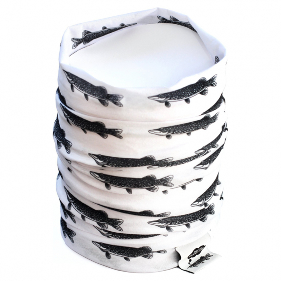 Wolfcreek Pike Logo Multiscarf, White i gruppen Kläder & Skor / Kläder / Halsdukar & Ansiktsmasker / Multiscarfs hos Sportfiskeprylar.se (WCL-05-MULTISCF-01-WHT)