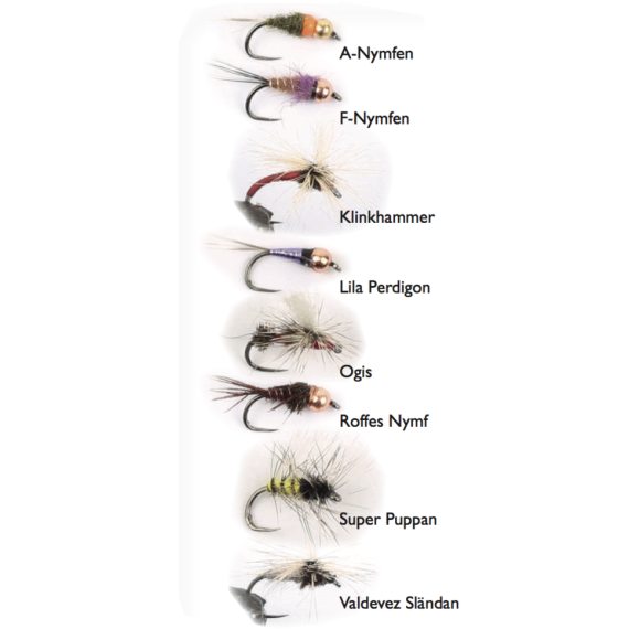 Roffes Harr Flugor 8-pack i gruppen Fiskedrag / Flugor hos Sportfiskeprylar.se (WFB1211)