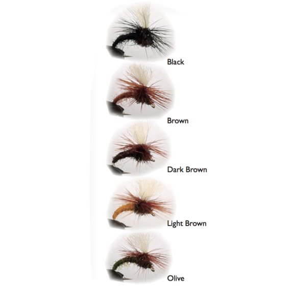 Dry Fly Klinkhamers 5-pack i gruppen Fiskedrag / Flugor / Torrflugor hos Sportfiskeprylar.se (WFB146)