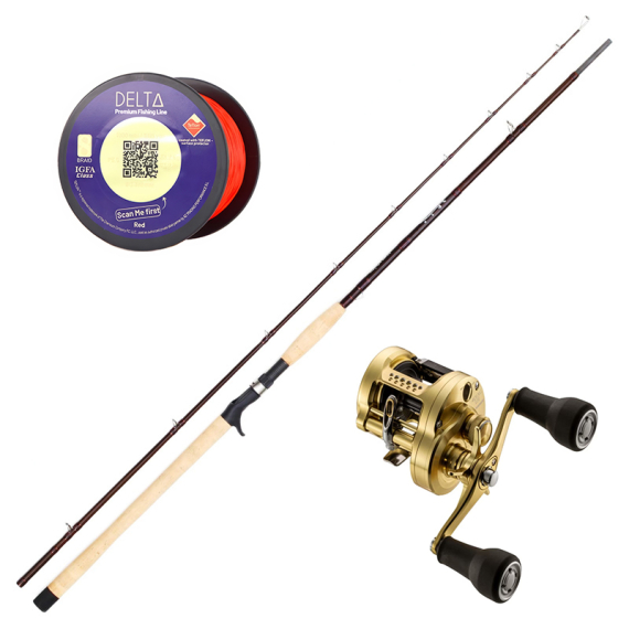 Wolfcreek Damn You Rod Pike & Musky Monster 10\' 450g Combo i gruppen Fiskeset / Spinnfiskeset / Spinnfiskeset Gädda hos Sportfiskeprylar.se (Z-WC10-16-2PCSET)