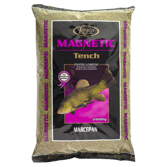 Lorpio Groundbait Magnetic 2kg - Tench Marcepan i gruppen Fiskedrag / Boilies, Krokbeten & Mäsk / Mäsk / Groundbait hos Sportfiskeprylar.se (ZA-LO432)