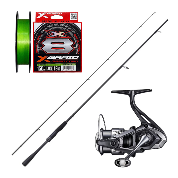 Shimano Zodias & Miravel Spinning Combo 7\' 5-15g i gruppen Fiskeset / Haspelset / Haspelset Abborre hos Sportfiskeprylar.se (ZODIAS26MIRAVELSET)