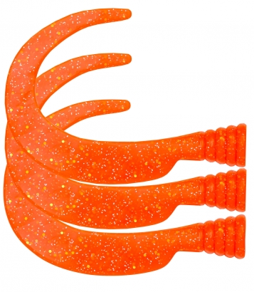 Extra Tail/Svans till McTail (Red/Orange)- 3pack i gruppen Fiskedrag / Jiggar & Gummibeten / Extra Tails & Curlys hos Sportfiskeprylar.se (ZS101303)