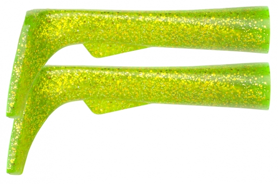 SvartZonker Big Paddle - Chatreuse Glitter 2-pack i gruppen Fiskedrag / Extra Paddlar hos Sportfiskeprylar.se (ZS101601)