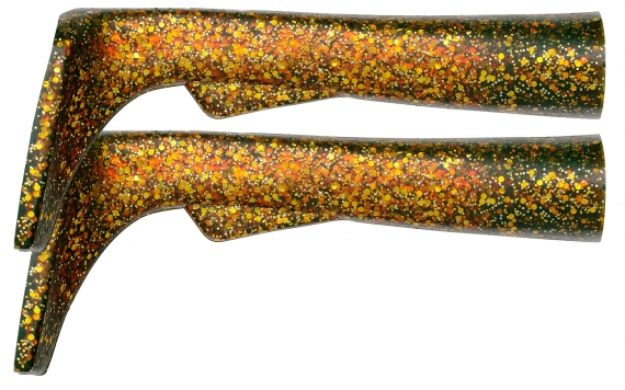 SvartZonker Big Paddle - Real Motoroil Glitter 2-pack i gruppen Fiskedrag / Extra Paddlar hos Sportfiskeprylar.se (ZS101610)