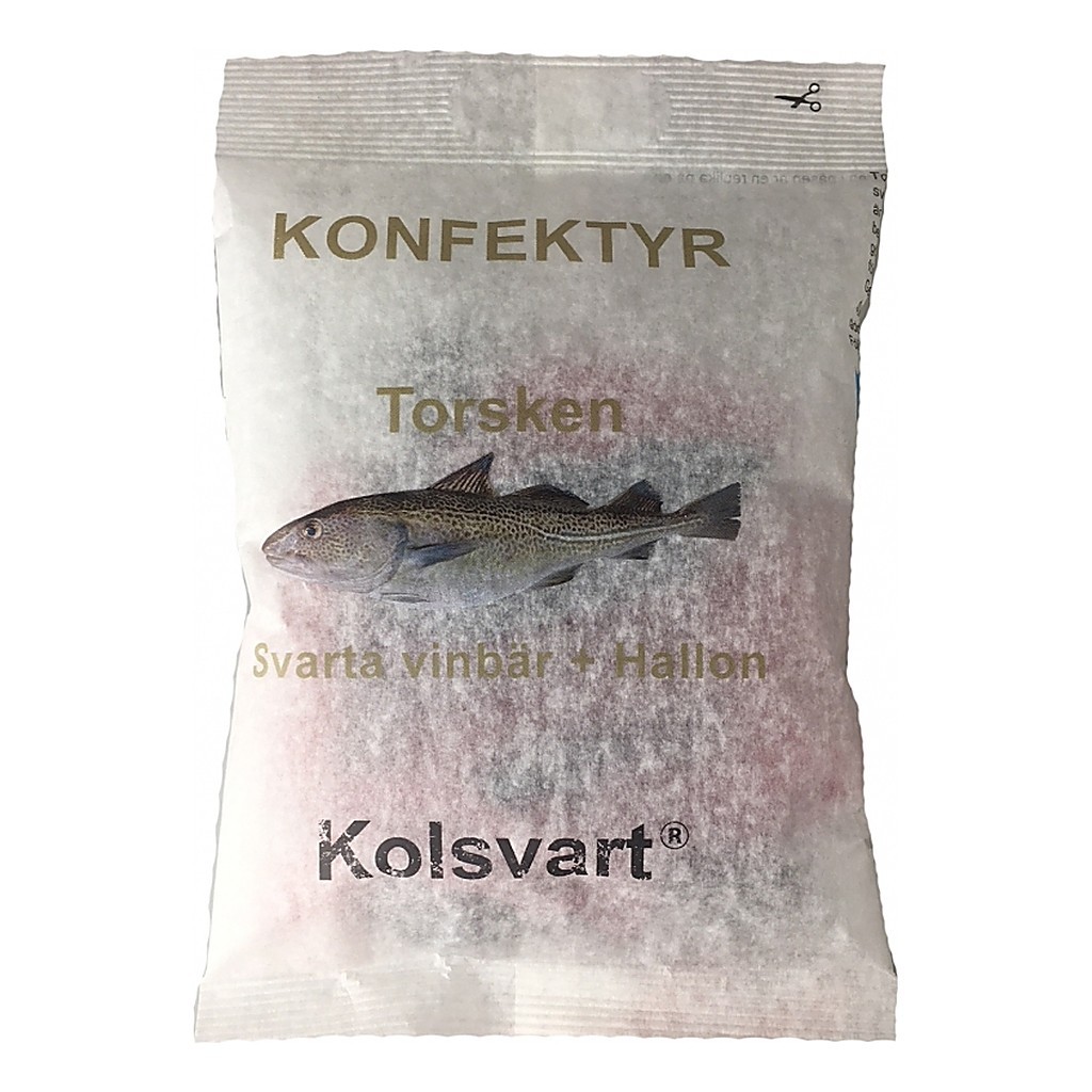 Torsken - Svartvinbär & Hallon Godis i gruppen Outdoor / Friluftsmat / Godis hos Sportfiskeprylar.se (hallontorsken)