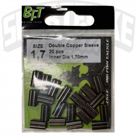 BFT Double Copper Sleeve, 0,80mm - 20pcs