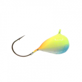 Blue Fox Raindrop With Eye 10, Gul/Orange/Blå