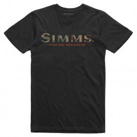 Simms Logo T-Shirt Black - M