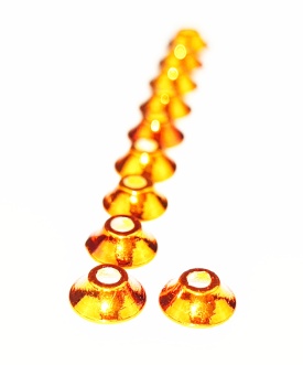 Metallic Golden Orange