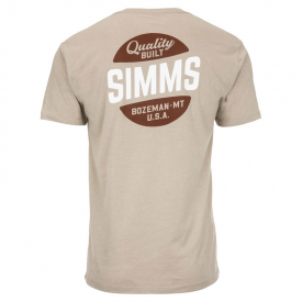Simms Quality Built Pocket T-Shirt Khaki Heather - XL