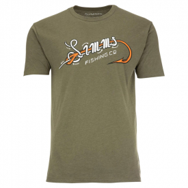 Simms Special Knot T-Shirt Military Heather - XL