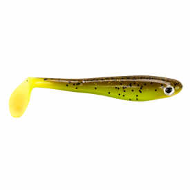 Powerbait Hollow Belly 15cm (3-pack) - Brown Chartreuse