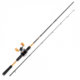 Combo Canne + Moulinet Abu Garcia Fast Attack 702MH - Gaucher - Pour Lancer D'Appâts