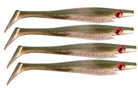 Pig Shad 15cm Nano Size (4-pack) - Arkansas Shiner