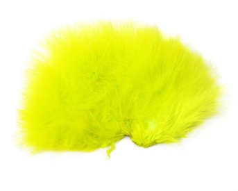 White dyed Fl. Yellow Chartreuse