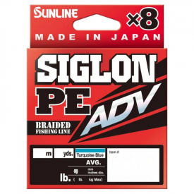 Sunline Siglon PE ADV (x8) 150m Turquoise Blue 4,5kg/10LB - 0,153mm