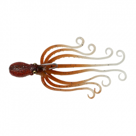 Savage Gear 3D Octopus 185g 20cm Brown Glow