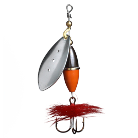 Silver, Orange/Svart