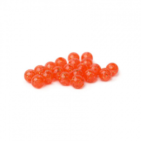 Articulation Beads 6mm - Sparkle Fl. Orange
