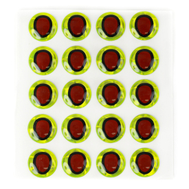 svart/chartreuse (20-pack)