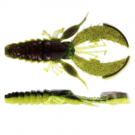 Westin CreCraw Creaturebait 8,5cm 7g - Black/Chartreuse (5-pack)